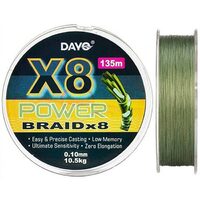 Плетеный шнур DAYO Power Braid X8 135м
