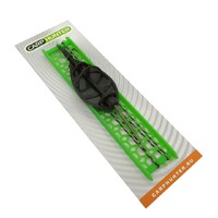 Готовый карповый монтаж с флэт кормушкой 40г "Flat Method" CarpHunter