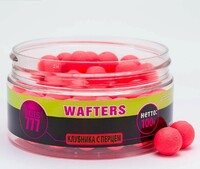Бойлы нейтральной плавучести Wafters Клубника-перец 777 Baits (Лихоносовы) 10 мм  