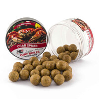 Бойлы насадочные пылящие GBS Super Carp Boiles Crab Spices Краб Специи 16мм