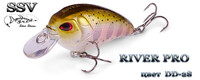 Воблер  "Серебряный ручей" RIVER PRO SSV-RP  DD-28  FL/0.5-1.0m /5.0g/40mm