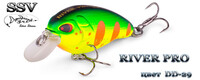 Воблер  "Серебряный ручей" RIVER PRO SSV-RP  DD-29  FL/0.5-1.0m /5.0g/40mm