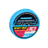 Готовые поводки Flagman SHERMAN PRO SUPER STRONG READY RIG 0,128mm,#14, 80cm