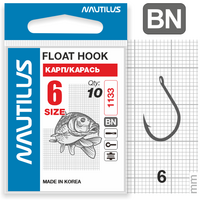Крючок Nautilus Sting Float Карп/карась S-1133BN № 6