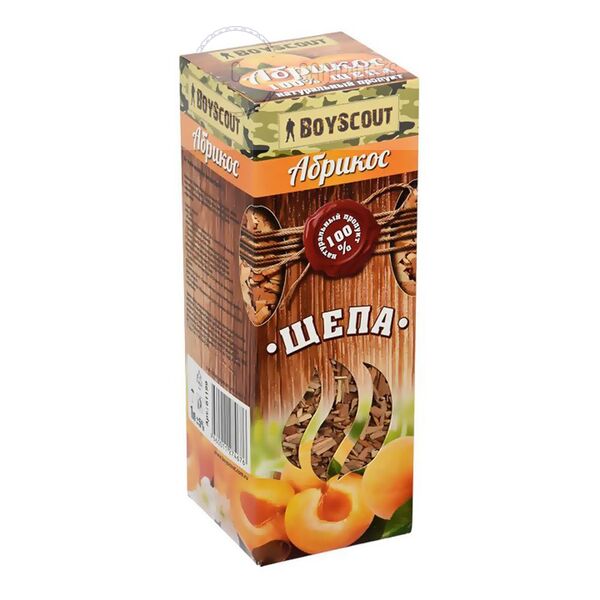 Щепа для копчения BOYSCOUT Абрикос, 1 л (1уп) Щепа для копчения BOYSCOUT Абрикос, 1 л (1уп)