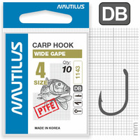 Крючок Nautilus Carp Wide gape 1143PTFE № 4