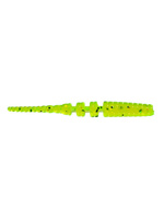 Приманка ZUB-CRAZY LEECH 30мм(1,2")-20шт, (цвет 310) желтый с блестками
