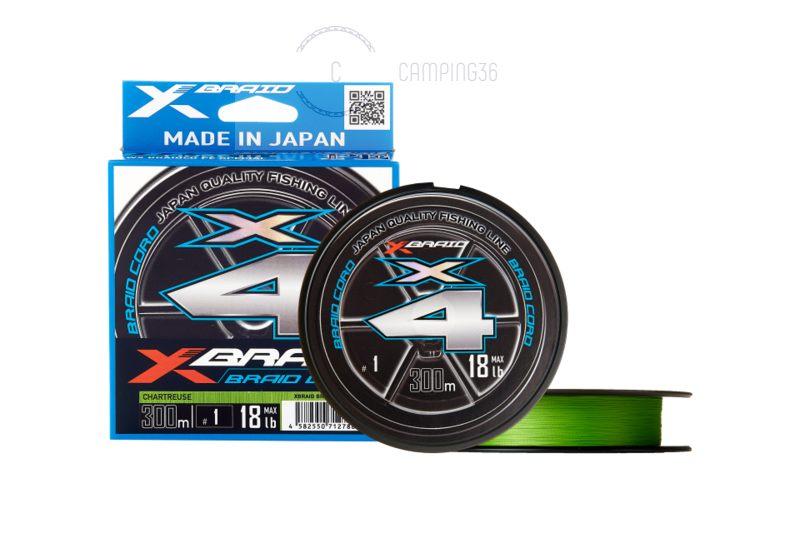 Шнур YGK X-Braid Braid Cord X4 300m #0.6-12lb Шнур YGK X-Braid Braid Cord X4 300m #0.6-12lb