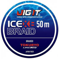 Плетёный шнур Jig It x Tokuryo Ice Braid  Blue 50m (ассортименте)(1шт.)