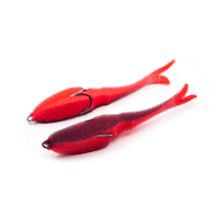 Поролоновая рыбка YAMAN Devious Minnow на двойнике, р. 105 мм, цвет 24 UV (1шт.)