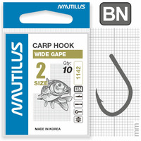 Крючок Nautilus Carp Wide gape 1142BN № 2