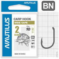 Крючок Nautilus Carp Wide gape 1143BN № 2