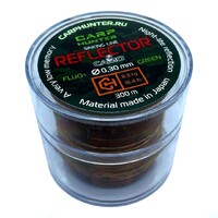 Леска CarpHunter Reflector 0,30мм 8,3кг 18,4lb 300м Camo (Fluo Green)