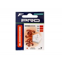 Поводок готовый FLAGMAN Pro Bloodworm Hooks №12 (1уп.)