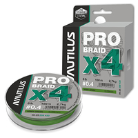 Шнур Nautilus Pro Braid X4 Army Green d-0.12 5.5кг 12lb 150м