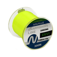 Леска карповая Nautilus Envi Fluoro green 0,261мм.,5,9кг, 300м.
