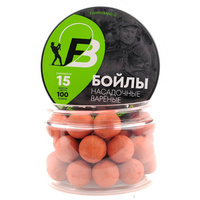 Бойлы варёные насадочные (в банке) Fishing Band Mandarin 15 мм 100 гр