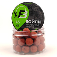 Бойлы варёные насадочные (в банке) Fishing Band Tutti Frutti 15 мм 100 гр