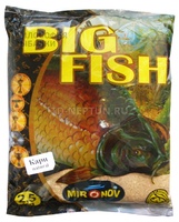 Прикормка MIRONOV «Big Fish» (Клубника, красный) 2,5 кг