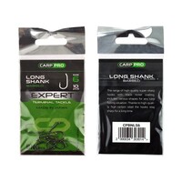  Крючок CARP PRO  Black Nickel Long Shank №6 (1уп.)