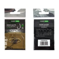 Крючок CARP PRO Black Nickel Wide Gape In-turned Eye №8 (1уп.)