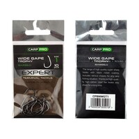 Крючок CARP PRO Black Nickel Wide Gape Trophy №1 (1уп.)