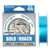 Леска Nautilus Bolo Плотва 0,16мм.,4,05кг, 100м.blue