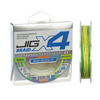 Шнур Nautilus X4 Jig Braid Multicolour d-0.16мм 10.8кг 1,5PE 150м