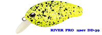 Воблер  "Серебряный ручей" RIVER PRO SSV-RP  DD-39  FL/0.5-1.0m /5.0g/40mm