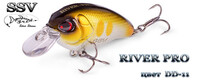 Воблер  "Серебряный ручей" RIVER PRO SSV-RPSI  DD-11  SI/0.5-3.0m /6.6g/40mm
