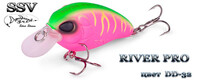 Воблер  "Серебряный ручей" RIVER PRO SSV-RPSI  DD-32  SI/0.5-3.0m /6.6g/40mm