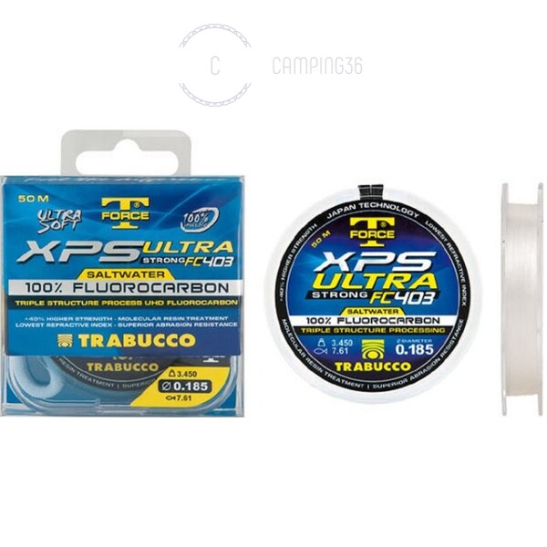 Флюорокарбон Trabucco T-Force XPS Ultra Strong FC403 Saltwater 0.33mm 10.11kg 50 m. Флюорокарбон Trabucco T-Force XPS Ultra Strong FC403 Saltwater 0.33mm 10.11kg 50 m.