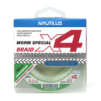 Шнур Nautilus X4 Morm Special Chartreuse 2,2кг 0.3 PE 100м NEW