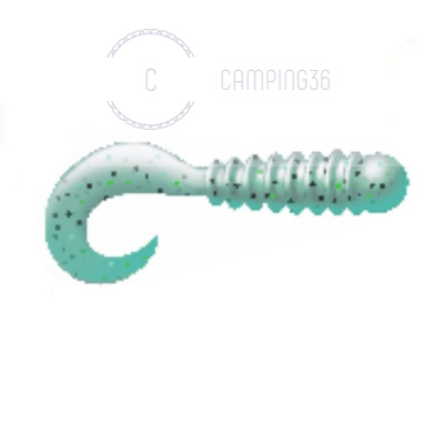 Приманка ZUB-TWIST-NANO 30мм(1,2")-15шт, (цвет 505) зеленый с блестками Приманка ZUB-TWIST-NANO 30мм(1,2")-15шт, (цвет 505) зеленый с блестками
