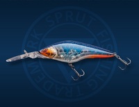 Воблер "Sprut" Hirami 60SP(Suspending/60mm/6,8g/1,5-2,5m/CRB)