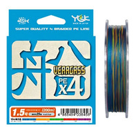 Шнур YGK Veragass Hune PE X4 #0.8 4.8кг 100м