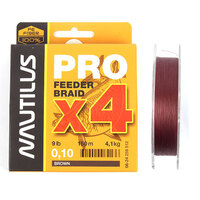 Шнур Nautilus Pro Feeder Braid Brown d-0.12 5.5кг 12lb 150м